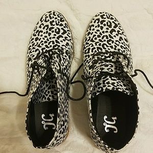 JC cheetah shoes black and white. Brand new!